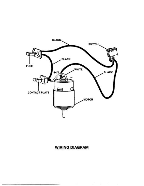 vacuum motor wiring diagram