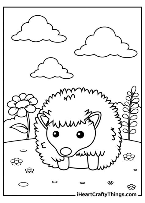 hedgehog coloring pages   printables