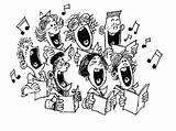 Winter Clipart Singing Kids Choir Cartoon Clipground Cliparts sketch template