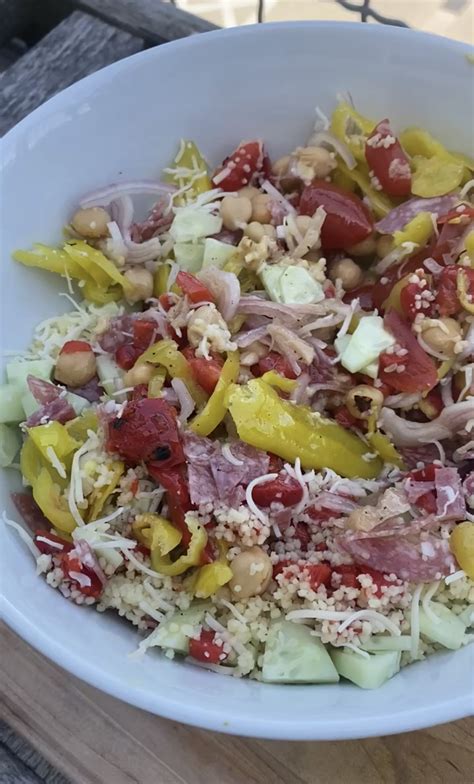 italian chopped salad  salami  savvy spoon