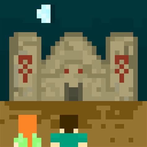 pixel art     desert temple     guess minecraft