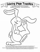 Coloring Bunny Itching Tuesdays Dulemba Must Scratch Somebody Ears Heard Phrase Talking Easter Coming Ever If sketch template