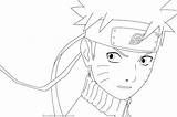 Naruto Uzumaki Lineart sketch template