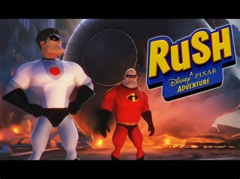 rush  disney pixar adventure  incredibles save