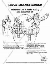 Transfiguration Sharefaith Crossword Puzzles sketch template