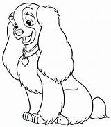Coloring Pages Dog Simple Getcolorings Dogs Color sketch template