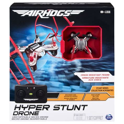 air hogs hyper stunt unstoppable micro rc drone toy remote controlled vehicles red check