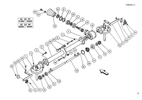 tonutti hay rake parts diagram