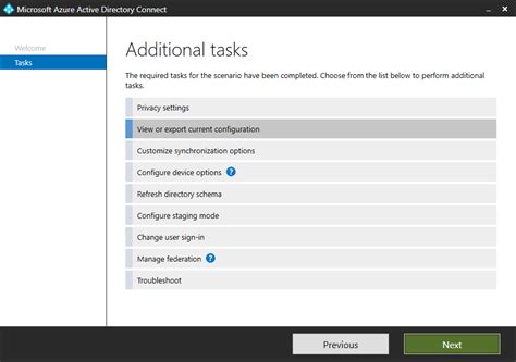 howto perform  azure ad connect swing migration      left unspoken