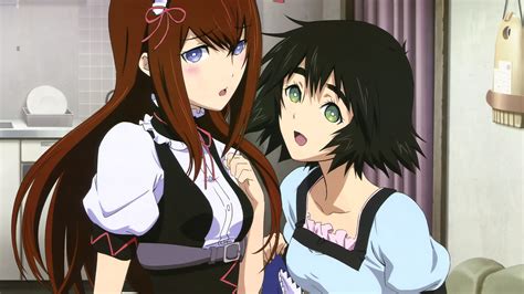 Kurisu And Mayuri Hd Wallpaper Background Image