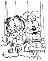 Garfield Odie Netart sketch template