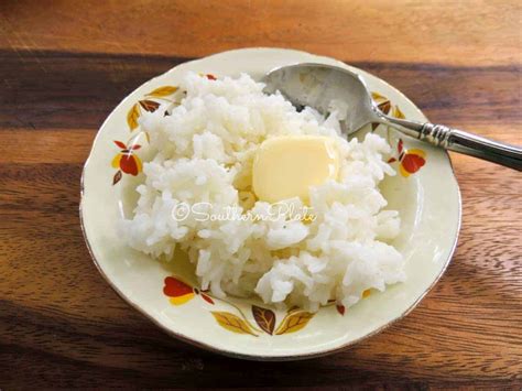 hot buttered sweet rice southern plate