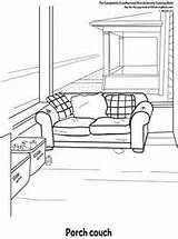 Porch Coloring 19kb 300px sketch template