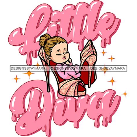 dwa quote cute baby gils sleep  high heels pink color drippin designsbyaymara