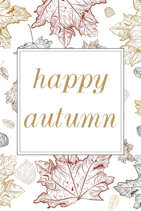 happy autumn  printable sweeter  home happy fall fall