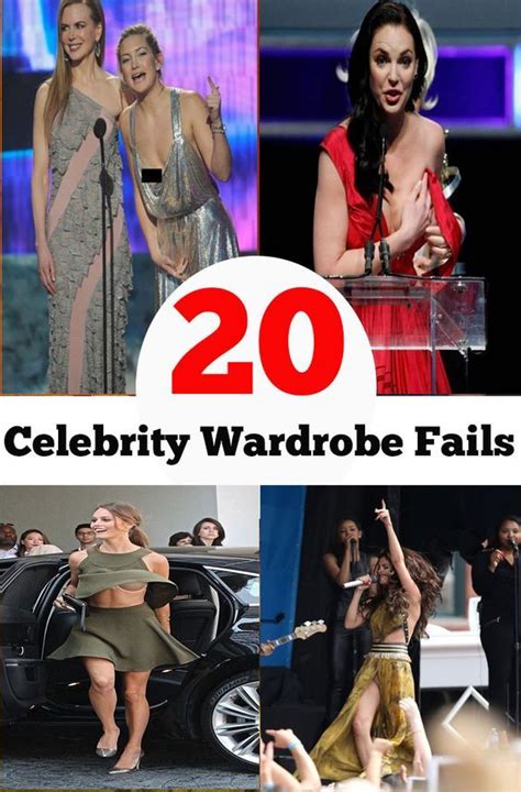 Top 20 Crazy Celebrity Wardrobe Fails Wardrobe Fails Crazy