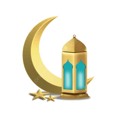 gambar bulan sabit emas ramadan   lentera hari islam ornamen