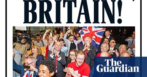 brexit front pages  pictures media  guardian