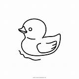 Coloring Rubber Ducky Pages Color sketch template