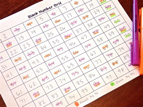 ways   number grids  upper elementary teaching  practical