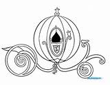Coloring Cinderella Carriage Pages Template Coach Popular sketch template