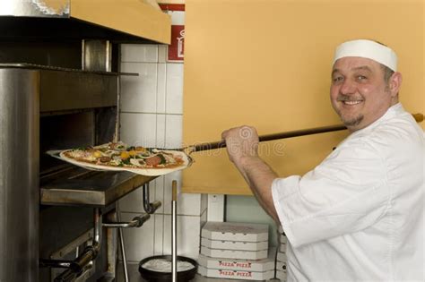 pizza bakers stock photo image  clothes laugh occupation