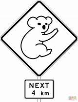 Road Australia Coloring Koala Sign Pages Printable Map Drawing Signs Clipart Clipartbest Animal Paper Getdrawings Dot Supercoloring sketch template