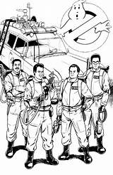 Ghostbusters Coloring Disegni Ghost 1984 Busters Malvorlagen Characters sketch template