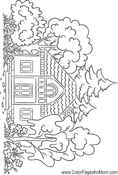 house coloring page   sample join fb grown  coloring group