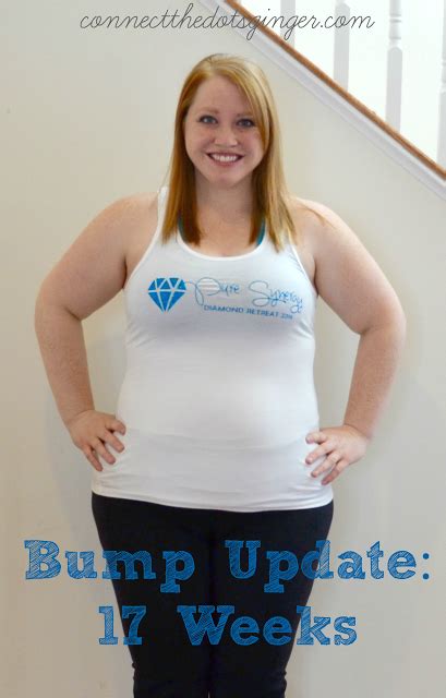 bump update 17 weeks connect the dots ginger pregnancy plus plus size pregnancy 17 weeks