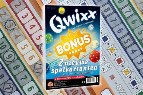 qwixx bonus review en spelregels nieuwe variant van het populaire dobbelspel bordspeltijd