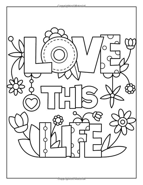 coloring pages  quotes printable inspirational quotes coloring