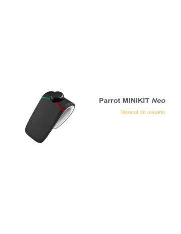 parrot minikit neo manual de usuario manualzz