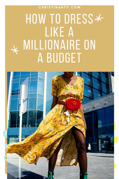 steps  dress   millionaire  spending  money