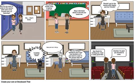 Peer Pressure Comic Strip Storyboard By 0a59ab8c