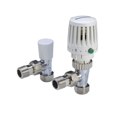 honeywell reversible flow mm trv lockshield valve central heating controls valves