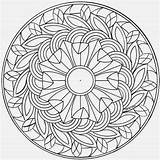 Mandalas sketch template