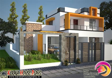 kerala contemporary house design   sqft