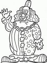 Clown Colorine sketch template