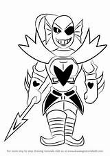Draw Undertale Undyne Step Drawing Drawings Drawingtutorials101 Tutorials Previous Next Paintingvalley Learn sketch template