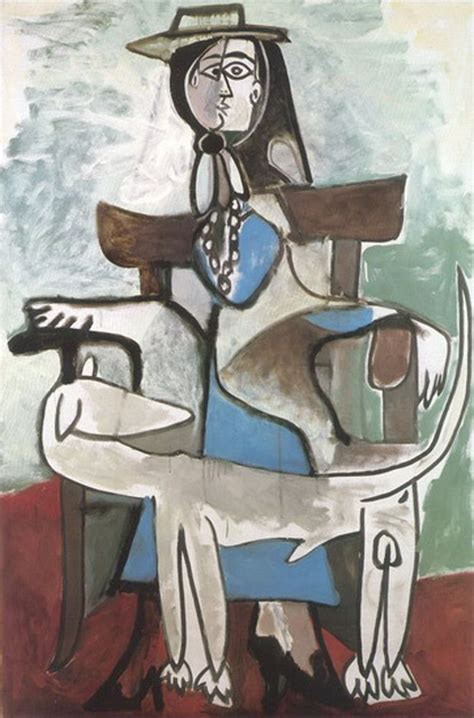 Pablo Picasso Spanish 1881–1973 Jacqueline Et Le Chien Afghan
