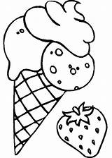 Coloring Ice Cream Pages Strawberry Kids Flavoured Summer Color Printable Drawing Print Choose Board Clipartmag Kidsdrawing Cookie Mix sketch template