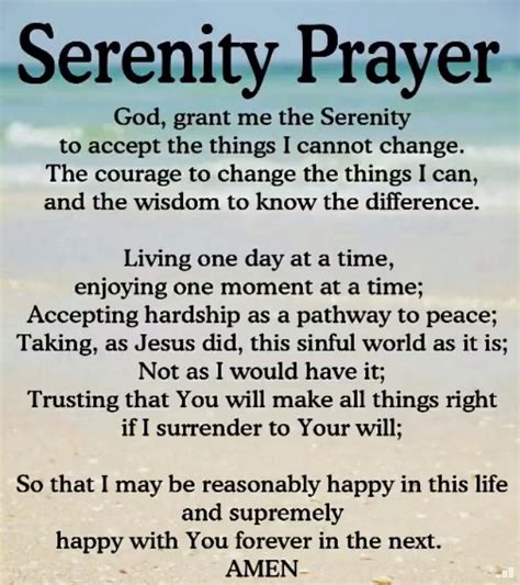 serenity prayer  printable