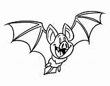 Pipistrello Morcego Colorir Murcielago Murcielagos Felice Dibujar Murciélago Stampare Imprimir Acolore sketch template