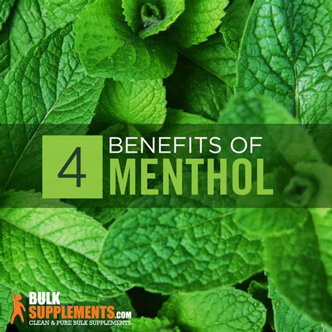 menthol crystals benefits  side effects