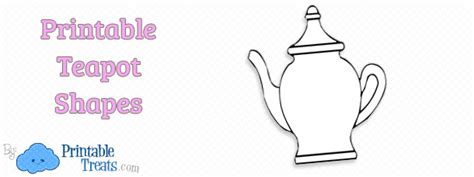 printable teapot template printable treatscom