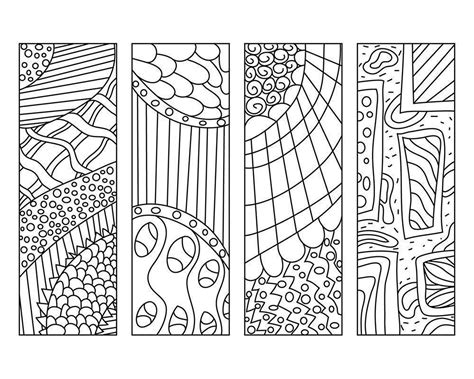 bookmark coloring pages printable  getdrawings