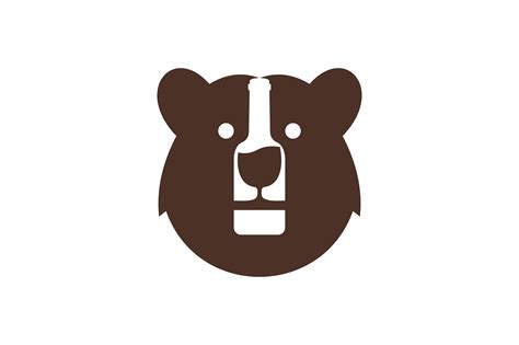bear logo graphic  skyacegraphic creative fabrica