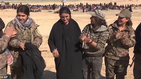 Yazidi Sex Slaves Freed From Isis Burn The Burqas They Were Forced To