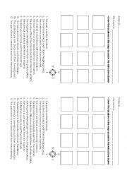 map directions worksheets